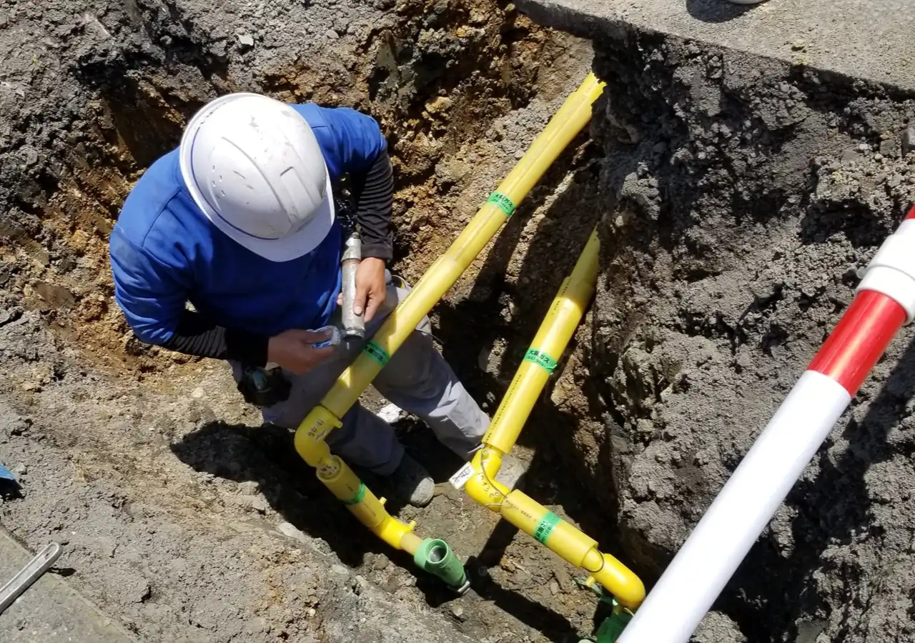 建築土木班の作業1