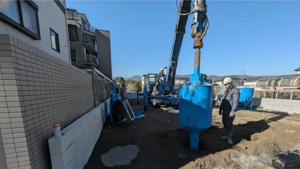 大阪市　Y様邸　HySPEED工法による基礎工事